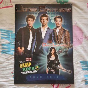 Disney 2010 Jonas Brothers Demi Lovato Camp Rock 2 Tour Program Book